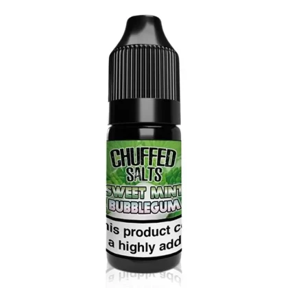 Sweet Mint Bubblegum By Chuffed Salts 10ml 20mg (Out Of Date)