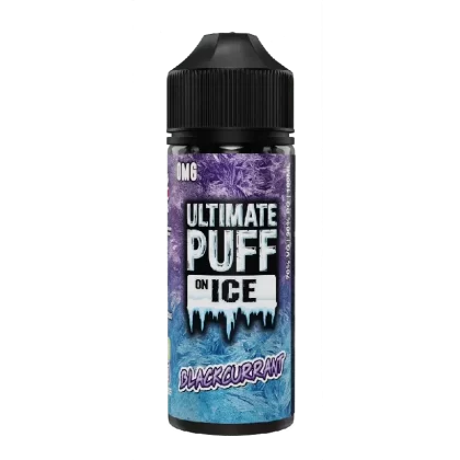 ULTIMATE PUFF ON ICE BLACKCURRANT 100ML SHORTFILL E-LIQUID