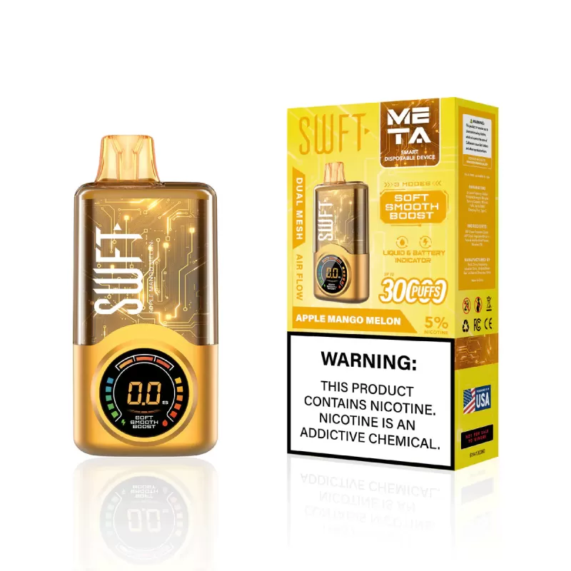 SWFT Meta 30K Rechargeable Disposable Device - 30000 Puffs - Watermelon Slushy - Image 2