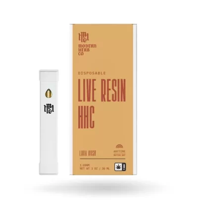 Live Resin HHC Disposable: Anytime - Strain#Cookie Jam