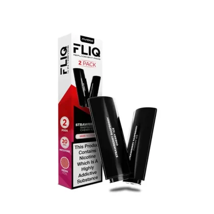 Avomi FLIQ Prefilled Vape Pods – Strawberry Raspberry Cherry Ice
