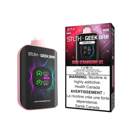 STLTH x GEEK BAR - Sour Strawberry Ice - 20 mg/mL (wholeseller) - Excise ON, 20 mg/mL (wholeseller) - Excise AB (972081)