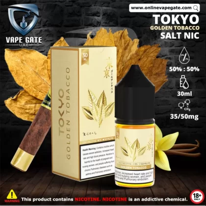 Tokyo Golden Tobacco Saltnic 30ml - 30 mg - 30 ml