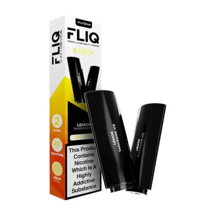 Lemon Tangerine Ice Avomi Fliq 4in1 Pods - Vapeshop Co