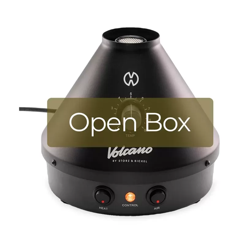New Open Box – Volcano Classic Vaporizer - Onyx (New), Silver (Original)