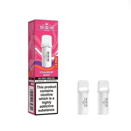 SKE Crystal Pro Strawberry Burst Prefilled Vape Pods 20mg – 2PK
