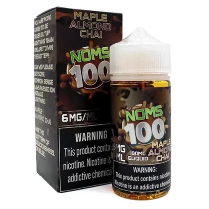 Noms 100 Maple Almond Chai 100ml E-Juice - Vape Product, Choose Options