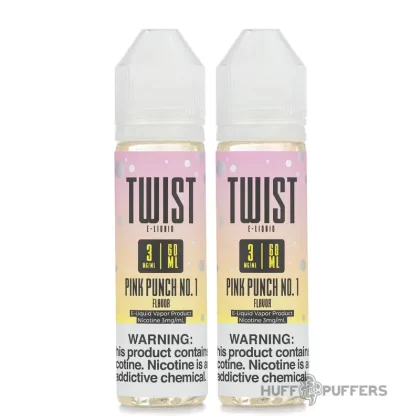 Twist E-Liquids – Pink No. 1 (Pink Punch Lemonade) 120mL - Nicotine Strength#0mg>3mg>6mg