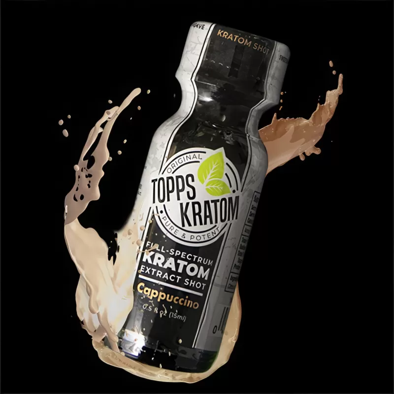 Full-Spectrum Kratom Cappuccino Shot 15mL - Image 2