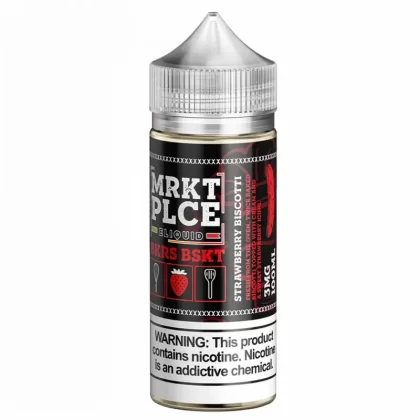 Strawberry Biscotti – MRKT PLCE – 100mL – 70VG Dessert Vape