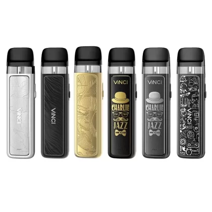 VOOPOO Vinci Pod Royal Edition Kit - Color#Black Ripple>Gold Leaf>Gold Jazz>Silver Jazz>Silver Icon>White Leaf