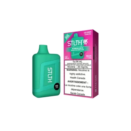 Stlth 8K Pro Disposable Vape – Watermelon Lime Ice - Eliquidsupply