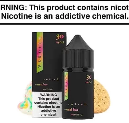 SNITCH (CEREAL BAR) BY VERDICT SALTS 30ML - Vapejuice