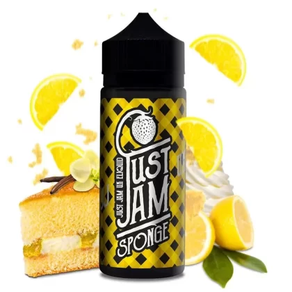 LEMON E LIQUID BY JUST JAM – SPONGE 100ML 80VG