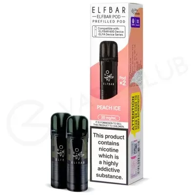 Peach Ice Elf Bar 600 Prefilled Pods - Ecigpremium