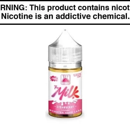 STRAWBERRY BY THE MILK SALT NIC 30ML - Vapejuice