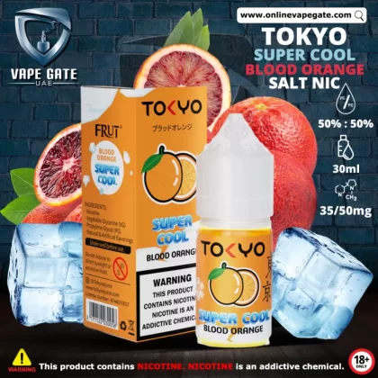 Tokyo Super Cool Blood Orange Saltnic 30ml - 20 mg - 30 ml