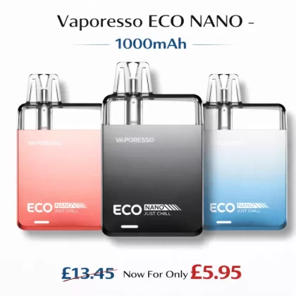 Vaporesso ECO NANO Pod Kit – 1000 mAh - Vapestorm Co