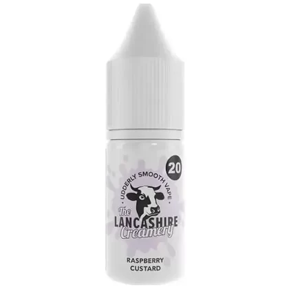 Lancashire Creamery Raspberry Custard 10ml Nic Salt - Nic Salt Strength#5mg>10mg>20mg