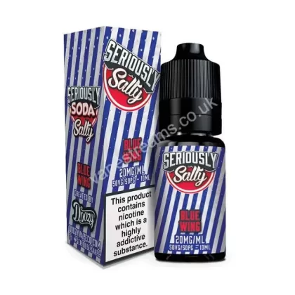 Doozy Seriously Soda Salty Blue Wing Nic Salt E-Liquid - Vapestreams Co