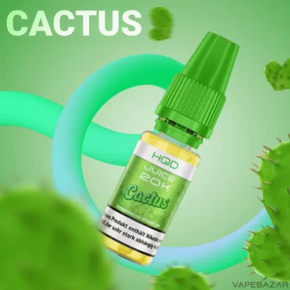 HQD 20K Juice Liquid – Cactus - demineralisiertes Wasser / Propylenglykol / pflanzliches Glycerin / Aromastoffe / Nikotin / 3mg/ml