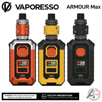 Vaporesso Armour Max 220w Mod Starter Kit - Black, Green