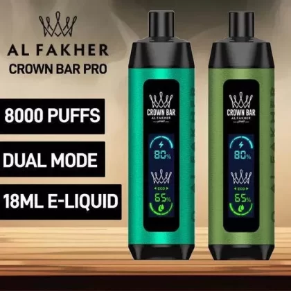 AL FAKHER Crown Bar Pro 8000 Puffs Disposable Device