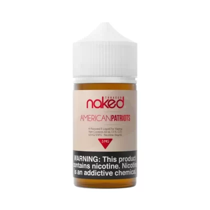 Naked 100 Tobacco American Patriots eJuice - Vape Product; Vape Product, Vape Product (DD8C5F)