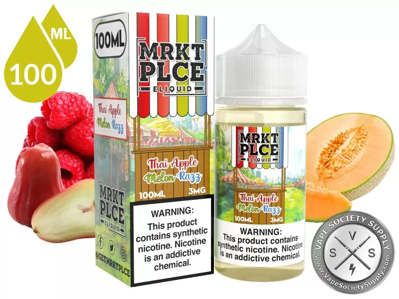 Thai Apple Melon Razz by MRKT PLCE 100ml - Vape Product, Vape Product