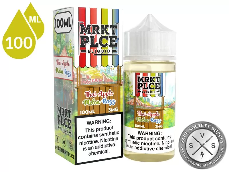 Thai Apple Melon Razz by MRKT PLCE 100ml - Vape Product, Vape Product - Image 3