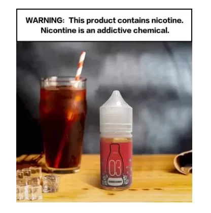 Number 3 Frost Coke - By Number E liquid 30ml Saltnic - 35 mg / 30 ml