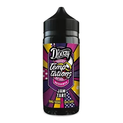 DOOZY TEMPTATIONS JAM TART 100ML SHORTFILL E-LIQUID
