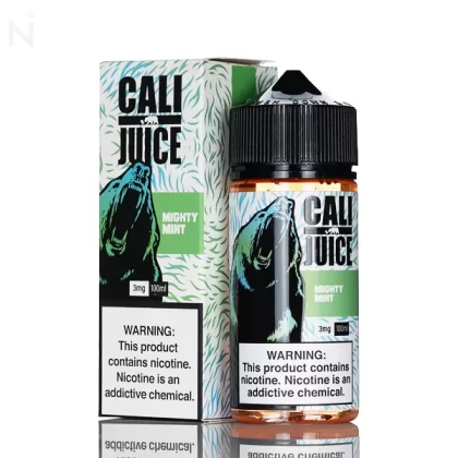 Cali Juice E Liquid - Mighty Mint - 100mL - 3mg