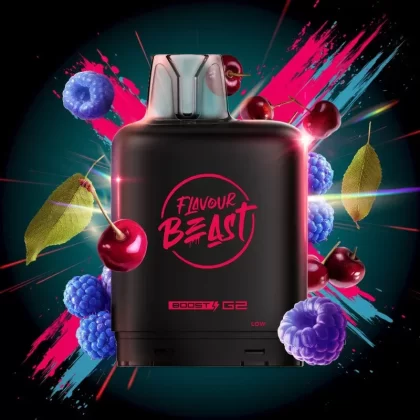 Level X G2 Blue Raspberry Cherry Boost Flavour Beast Pods