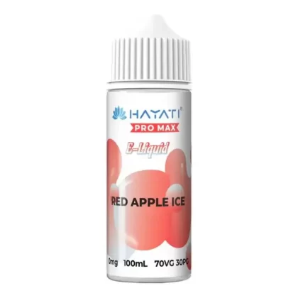 Hayati Pro Max Red Apple Ice 100ml Shortfill Vape Juice