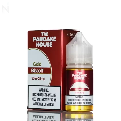 Pancake House Salt Nic - Gold Biscoff - 30ml - 25mg