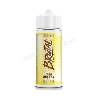 Brutal Pina Colada E-Liquid Shortfill - 100ml Bottle - 0mg Nicotine; Vape Product; Vape Product