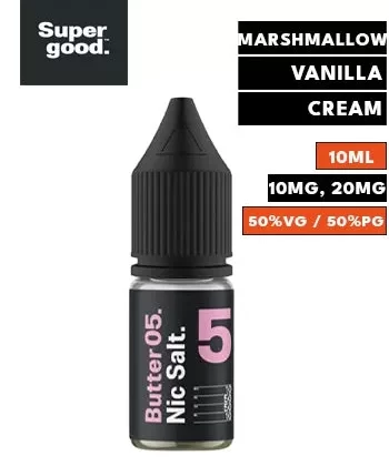 Butter 05 Nic Salt eLiquid by Supergood - 20mg / 10ml
