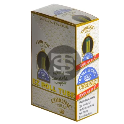 Royal Blunts EZ Roll CHRONIC Wraps 25 Pouches - Ejuicewarehouse