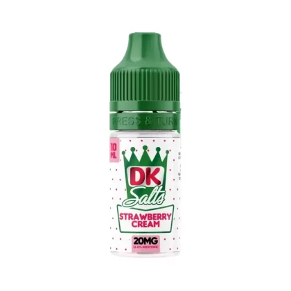 Donut King DK Strawberry Cream Nic Salt Vape Juice - 10 Pack - Strength 10mg