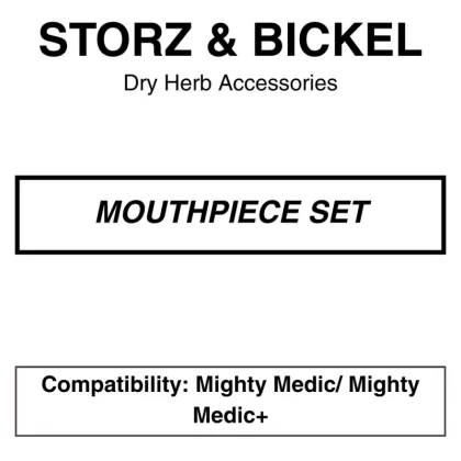 Storz & Bickel- Mouthpiece Set for Mighty Medic/Mighty Medic+