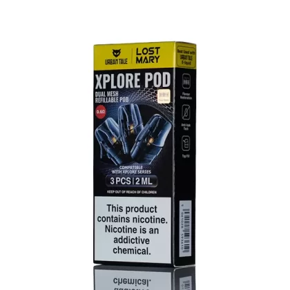 Urban Tale x Lost Mary Xplore Replacement Pods - Pack of 3 - Pack of 3 - 0.6ohm Dual Mesh