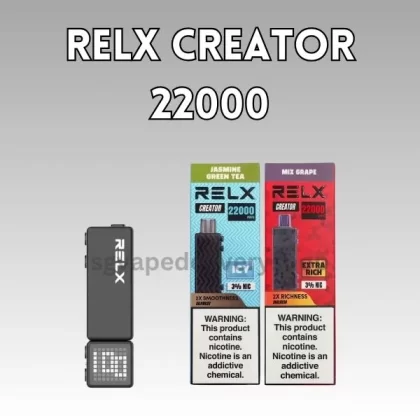 Relx Creator 22000 Puffs - Starter Kit (Device + Cartridge) / Lychee