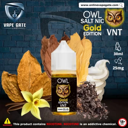 Owl Golden Edition VNT Salt Nic - 30ml - 25 mg / 30 ml