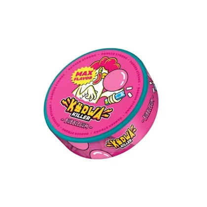 Kurwa Killer Bubblegum Nicotine Pouches - Strength#47mg (CDB6BA)
