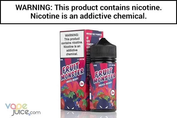 MIXED BERRY BY FRUIT MONSTER 100ML - Vapejuice