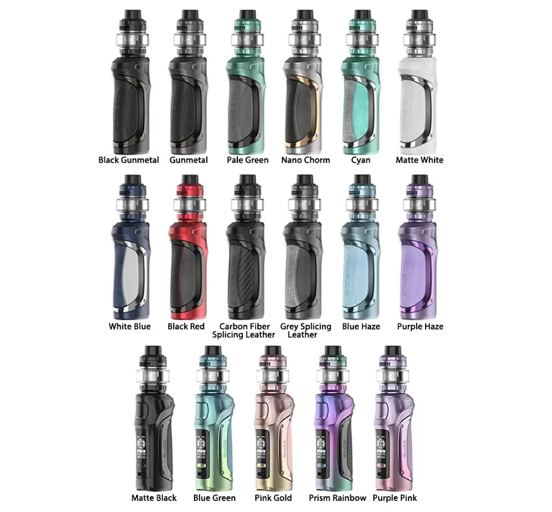SMOK MAG Solo 100W Box Mod Kit - Grey Splicing Leather