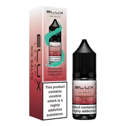 Strawberry Watermelon Bubblegum Elux Nic Salts e Liquid 10ml – TPD - Vapestorm Co