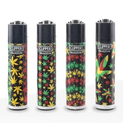 Clipper® Lighters | Jamaican Pattern | 48 Count