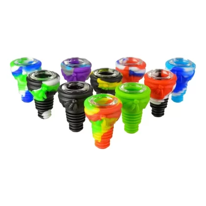 Honeybee Silicone Bowl – Male - Color#Black / Red>Green>Green / Black>Black>Rasta>Purple / Gray>Red / Blue>Blue / Green>Black / Green>Blue